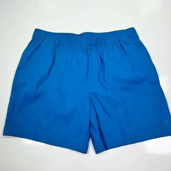 The North Face Shorts Men's Class V Pull String Banff Blue NWT Size Large Pocket - Picture 3 of 14